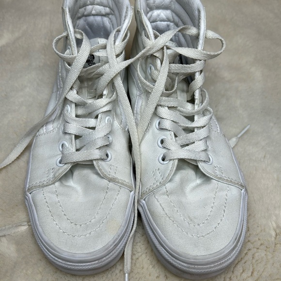 Vans White High-Top Sneakers 7 - Picture 3 of 7